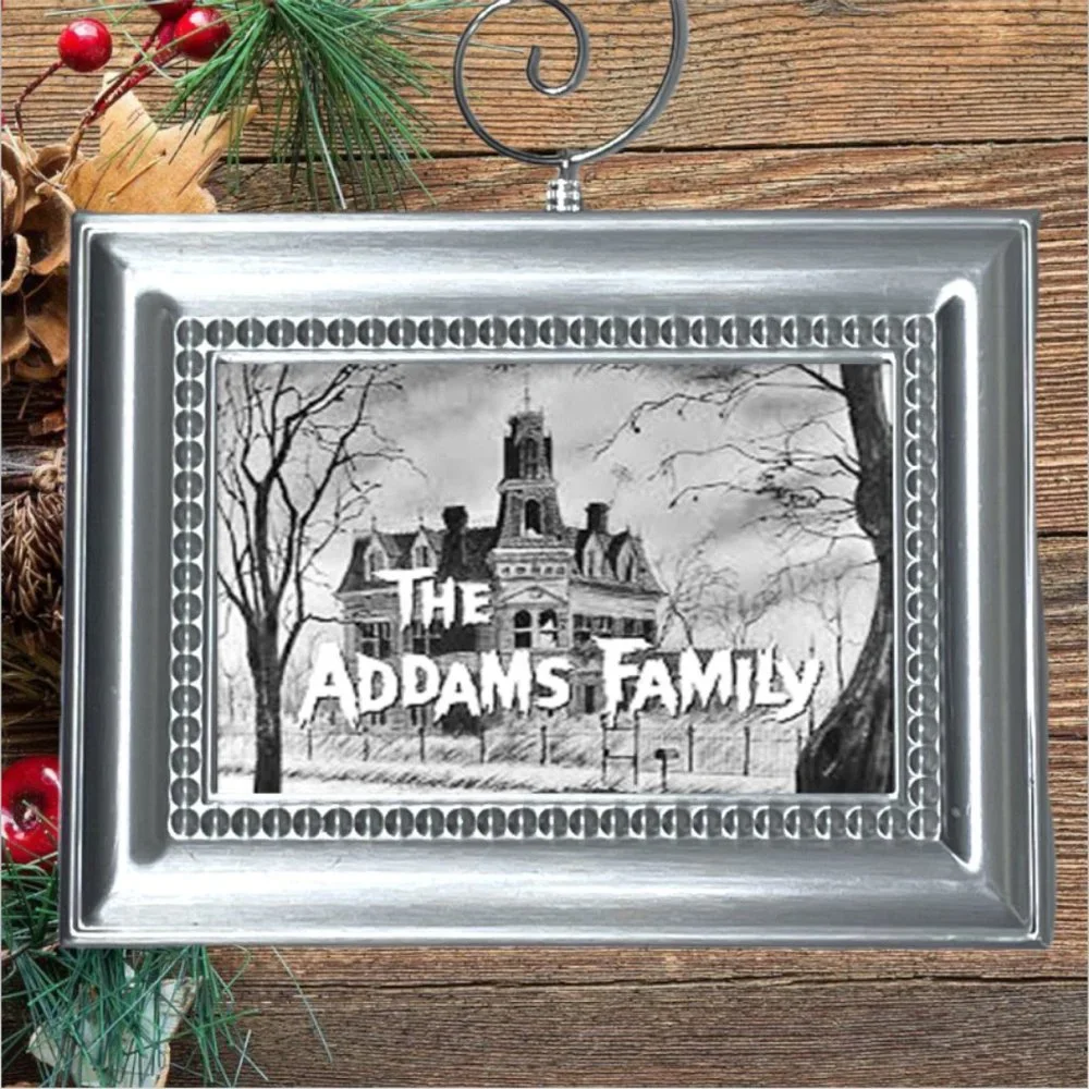 The Addams Family TV Show Memorabilia Retro Nostalgic Christmas Tree Ornament‎